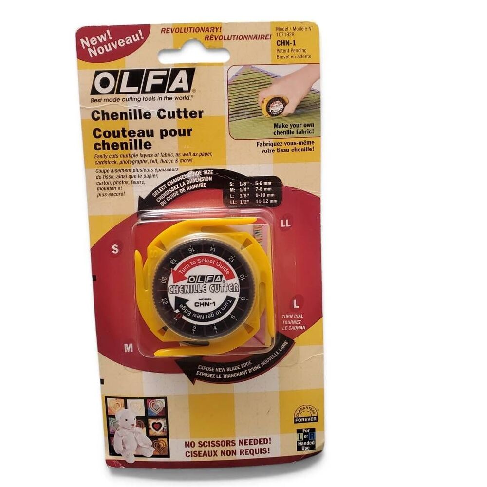 OLFA CHN-1 Chenille Cutter 1071929 Fabric Quilting Craft Tool New Sealed